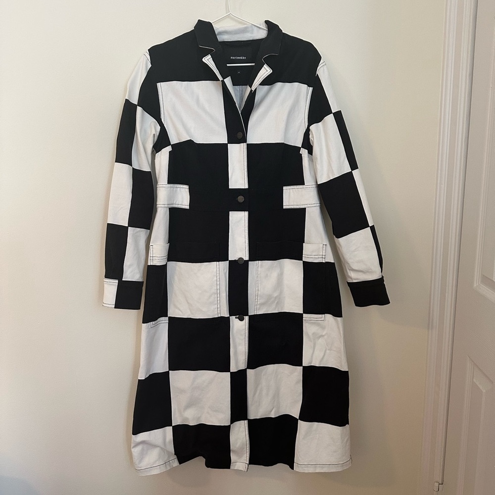 NWOT - Marimekko Luonne Coat Jacket Dress - Picture 2 of 13